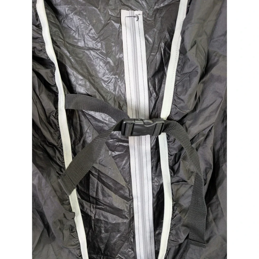 Clicgear Golf Bag Rain Cover Charcoal Gray Zippered Water Resistant Accessory